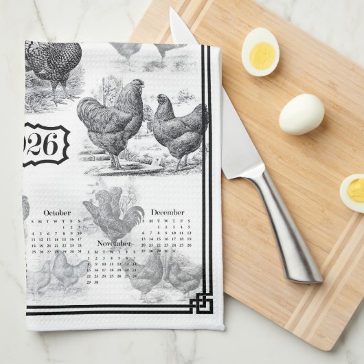  2026 Kalender Theedoek (Quarter Fold)