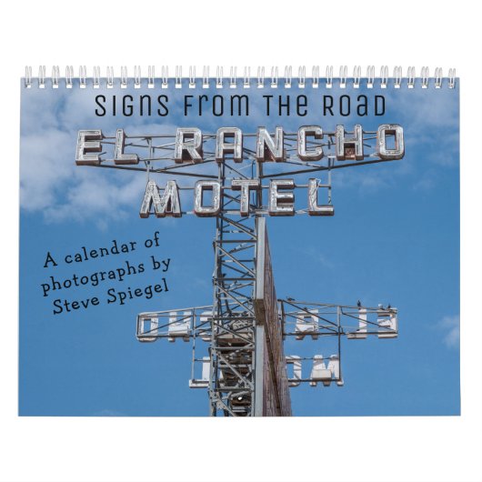 2026 Kalender van Vintage Borden (Hoes)