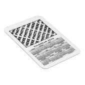 2026 Kalender Voeg 1 foto's Magneet Wit (Rechterzijde)