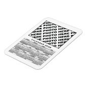 2026 Kalender Voeg 1 foto's Magneet Wit (Linkerzijde)