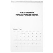 2026 Kalender Voetbalspeler Grappig Motiverend (Feb 2027)