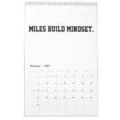 2026 Kalender voor vrouwelijke hardloper hardloopm (Feb 2027)
