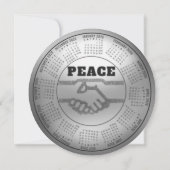 2026 Kalender Vrede Feestdagenkaart (Achterkant)