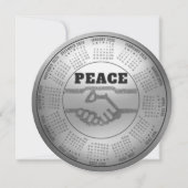 2026 Kalender Vrede Feestdagenkaart (Voorkant)