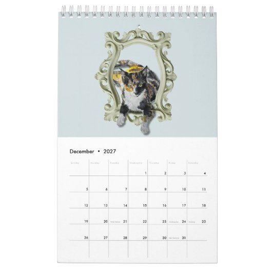 2026 Kalender Waterverf Pet Portraits door Amy DeV (Dec 2027)