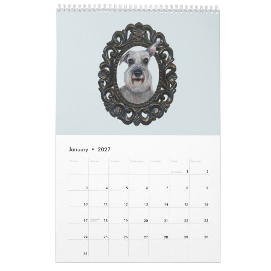 2026 Kalender Waterverf Pet Portraits door Amy DeV (Jan 2027)