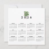 2026 Kalender Zakelijk Logo Vakantie Kerstmis (Achterkant)