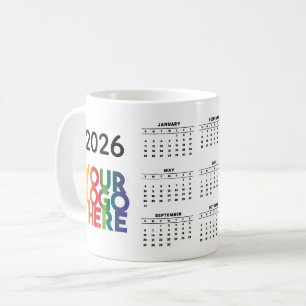 2026 Kalender Zakelijke Logo Corporate Kantoor Gif Koffiemok