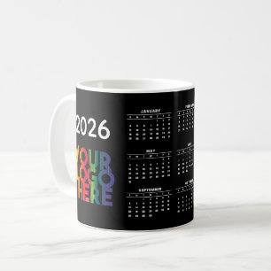 2026 Kalender Zakelijke Logo Corporate Kantoor Gif Koffiemok