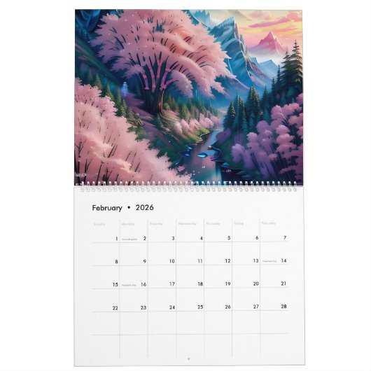 2026 Kalender Zes (Feb 2026)