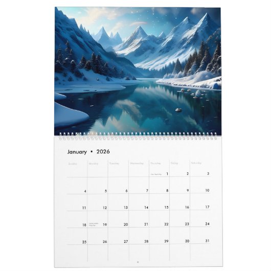 2026 Kalender Zes (Jan 2026)