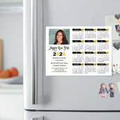 2026 Kalender Zwart Goud Bedrijfsfoto Magnetisch