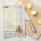 2026 Kalenderhanddoek Kardinaal Theedoek (Quarter Fold)