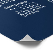 2026 kalenderposter IJsbeer kus Poster (Hoek)