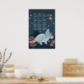 2026 Kalendert Poster Triceratops  (Keuken)