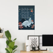 2026 Kalendert Poster Triceratops  (Thuiskantoor)