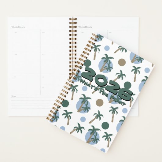 2026 KALME PALM 'Wat is het Plan' Aanpasbaar Planner (Display)
