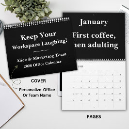 2026 Kantoor Humor Wandkalender Kalender