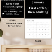 2026 Kantoor Humor Wandkalender Kalender