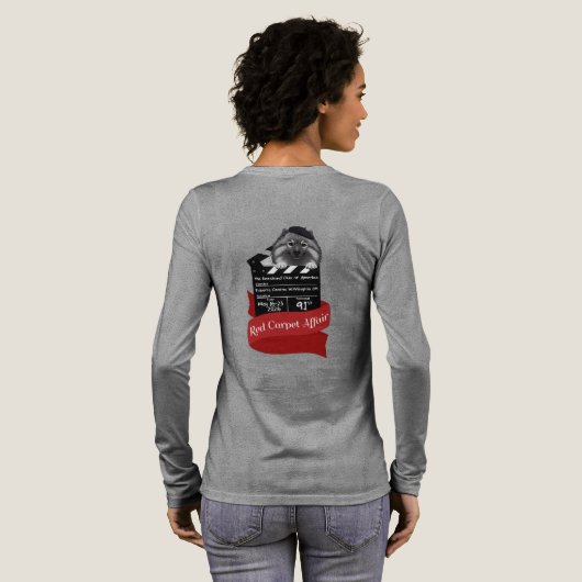 2026 Keeshond National Long Sleeve T-Shirt (Achterkant)