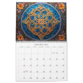2026 Keltische Knoop Kalender (Jan 2027)