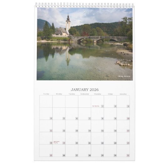 2026 Kerken fotografie Kalender (Jan 2026)