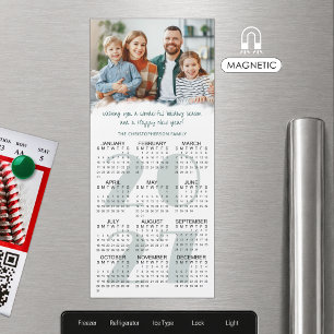 2026 Kerst Foto 2027 Agenda Magnetische Kaart