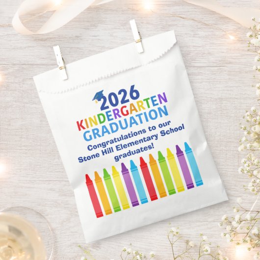 2026 Kindergarten Graduation Custom School Party Bedankzakje (Geknipt)