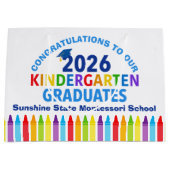 2026 Kindergarten Graduation Custom School Party Groot Cadeauzakje (Voorkant)