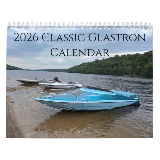 2026 Klassieke Glastron Kalender (Hoes)