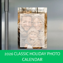 2026 Klassieke Vakantie Fotokalender