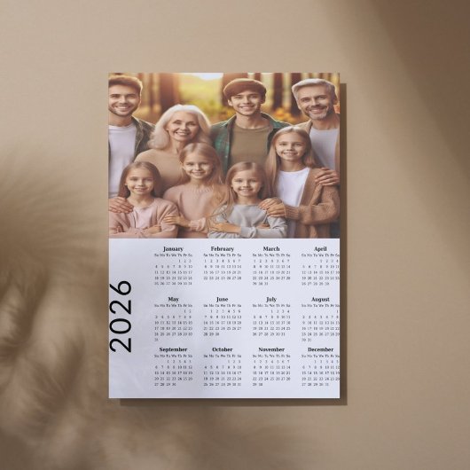 2026 Klassieke Volbloed Kalender Foto Afdruk