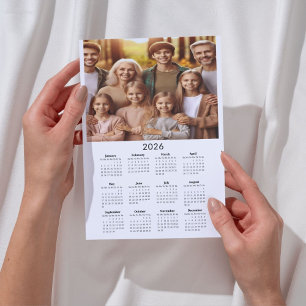 2026 Klassieke Volbloed Kalender met Foto Magneet
