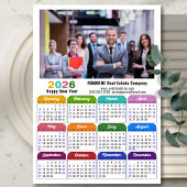2026 Kleurenkalender US Feestdagen Corporate Magne