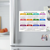 2026 Kleurenkalender US Feestdagen Corporate Magne