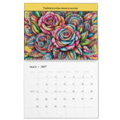2026 Kleurrijke Bloemen Kalender (Mar 2027)