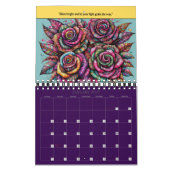 2026 Kleurrijke Bloemkalender Kalender (Jan 2027)