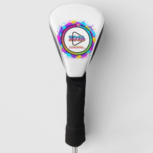 2026 Laadbalk Sticker Golfheadcover (Voorkant)