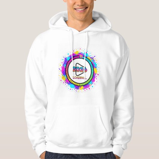2026 Laadbalk Sticker Hoodie (Voorkant)