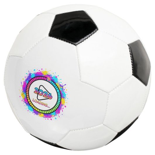2026 Laadbalk Sticker Voetbal (Drie kwart)