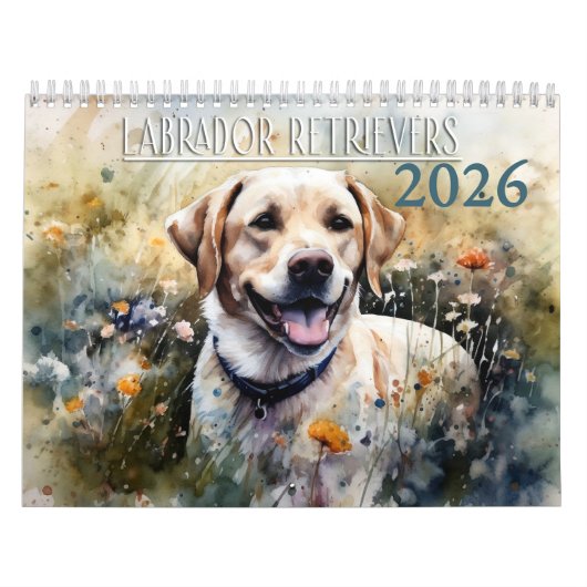 2026 Labrador Retriever Kalender (Hoes)
