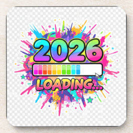 2026 Laden... Voortgangs Balk Sticker Bier Onderzetter