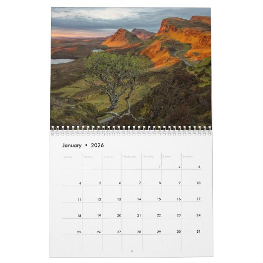 2026 Landscape photography Kalender (Jan 2026)
