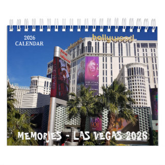2026 Las Vegas vrijgezellenfeest Aandenken Foto Kalender