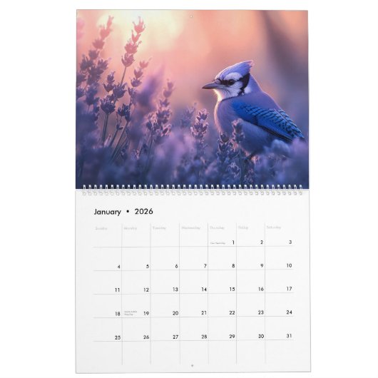 2026 Lavendel Dromen Kalender (Jan 2026)