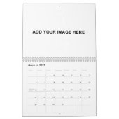 2026 Leeg uw aangepaste fotokalender Kalender (Mar 2027)