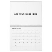 2026 Leeg uw aangepaste fotokalender Kalender (Feb 2027)