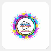 2026 Loading... Progress Bar Sticker (Voorkant)