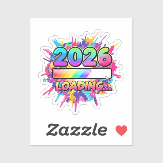 2026 Loading... Progress Bar Sticker (Vel)