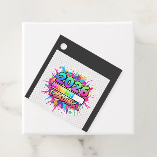 2026 Loading... Progress Bar Sticker Bedankjes Labels (In situ)